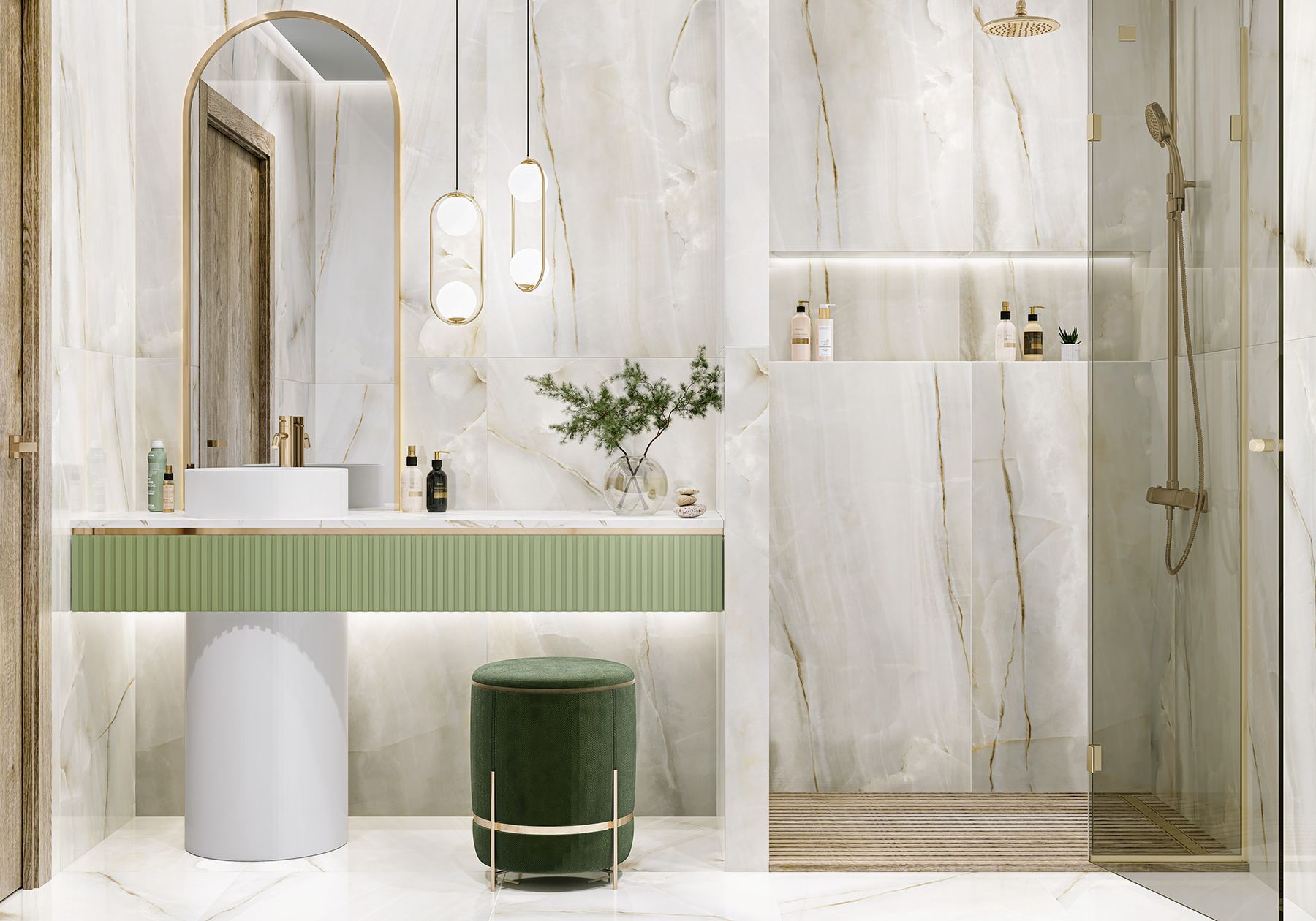 Фотография Коллекции Onyx Smoke Керамогранита и керамической плитки от производителя - Alma Ceramica, в интернет магазине Casa-Ceramica