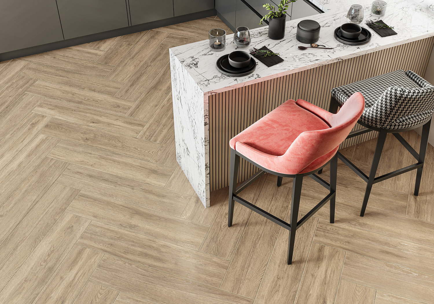 Новинки 2024! Керамогранит Delacora 200x900 с благородной текстурой дерева