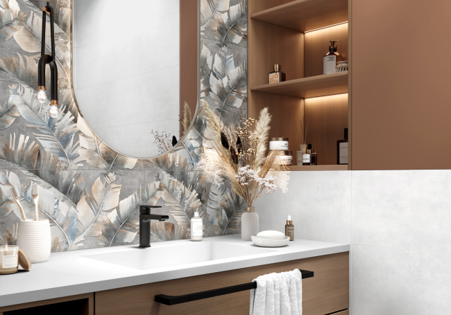 Фотография Коллекции Greta керамической плитки для ванной от производителя - Alma Ceramica, в интернет магазине Casa-Ceramica